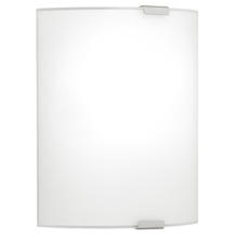  84028A - 1x100W Wall Light With Chrome Finish & Satin Glass