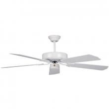 Concord Fans +42CH5WH - Concord By Luminance 42 Inch California Home Ceiling Fan - White