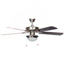 Concord Fans 52HEF5ST-LED-QC - 52IN  HERITAGE FUSION EASY HANG FAN W/ LED LIGHT