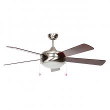 Concord Fans 52SAX5ST-LED - 52IN SATURN-EX CEILING FAN W/LED LIGHT KIT AND PULL CHAIN