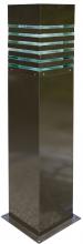 Dabmar D175-BZ - STEEL SQUARE BOLLARD 70W HPS 120V