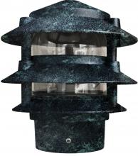  D5305-LED6-VG - PAGODA FIX 3 TIER 6" TOP 3"BASE 6W LED 120V