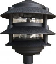  D5307-B - PAGODA FIX 3 TIER 6" TOP 3"BASE 13W DL-S13-GU24 120V