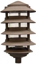  D5550-BZ - PAGODA FIX 5 TIER 6" TOP 1/2" BASE INCAND 120V