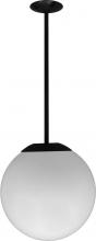  D7501-18-LED16-B - 16" CEILING GLOBE FIX 18" DROP 16W LED 120V