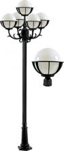  GM2680-LED6-B - CAST ALUM 10" GLOBE POST LIGHT FIX 5 X LED 6W 85-265V