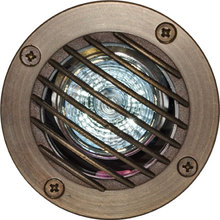  LV24-LED3-WBS - SOLID BRASS W/GRILL WELL LIGHT 3W LED 12V