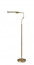  3958-21 - Zane LED Floor Lamp w. Smart Switch - Antique Brass