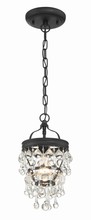  131-MK - Calypso 1 Light Matte Black Mini Pendant