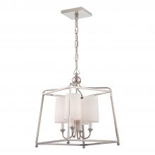  2245-PN - Libby Langdon Sylvan 4 Light Polished Nickel Mini Chandelier