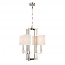  8884-PN - Dixon 4 Light Polished Nickel Chandelier