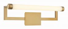 Crystorama CLT-7201-VG - Clinton 1 Light Vibrant Gold Bathroom Vanity