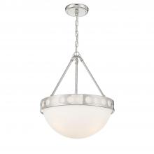  KIR-B8105-PN - Kirby 3 Light Polished Nickel Chandelier