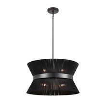  DVP43605EB-BK - Ellesmere 6 Light Pendant