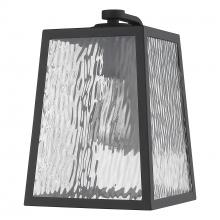  1612BK - Hirche 1-Light Matte Black Wall Light