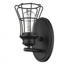 Acclaim Lighting IN41280BK - Piers 1-Light Matte Black Sconce