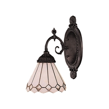 ELK Home Plus 071-TB-04 - Mix-N-Match 1-Light Wall Lamp in Tiffany Bronze with Tiffany Style Glass