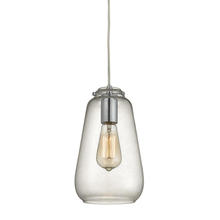  10423/1 - Orbital 1-Light Mini Pendant in Polished Chrome with Clear Glass