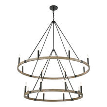  12320/8+8 - Transitions 16-Light chandelier in  Oil Rubbed Bronze / Aspen