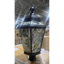  3093-AC - Artistic Lighting Outdoor Post Light in Aged Copper with Beveled Glass