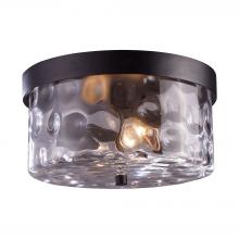  42253/2 - Grand Aisle 2-Light Outdoor Flush Mount in Hazelnut Bronze