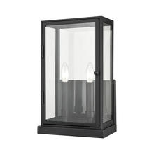  45522/2 - Foundation 2 light outdoor sconce in Matte Black