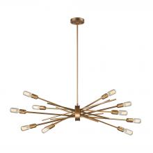  66972/10 - Xenia 10-Light Chandelier in Matte Gold