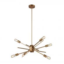  66974/6 - Xenia 6-Light Chandelier in Matte Gold