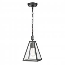  68203/1 - Tangent 7'' Wide 1-Light Mini Pendant - Matte black