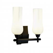  8176-MB-MO - Fleur 14.75'' Wide 2-Light Vanity Light - Matte Black