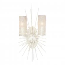  82081/2 - Sea Urchin 21'' High 2-Light Sconce - White Coral