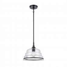  82165/1 - Boyer 11'' Wide 1-Light Pendant - Matte Black