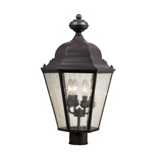  8903EP/75 - Thomas - Cotswold 18'' High 4-Light Outdoor Post Light - Oil Rubbed Bronze