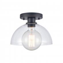  89904/1 - Julian 10'' Wide 1-Light Semi Flush Mount - Matte Black