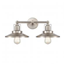  96141/2 - English Pub 2 light vanity light in Satin Nickel