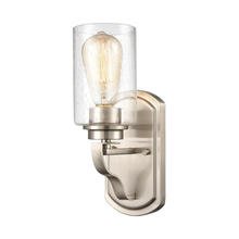  CN300122 - Thomas - Market Square 12'' High 1-Light Sconce - Brushed Nickel