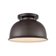  EN130136 - Thomas - Cedar Park 13'' Wide 1-Light Outdoor Flush Mount - Oil Rubbed Bronze