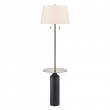  H0019-9584 - Shelve It 65'' High 2-Light Floor Lamp - Matte Black