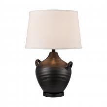 ELK Home Plus S0019-10344 - Oxford 25'' High 1-Light Table Lamp - Black