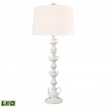 ELK Home Plus S0019-8582-LED - Rosetta Cottage 35'' High 1-Light Table Lamp - Matte White - Includes LED Bulb