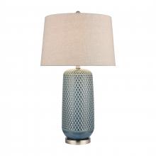  S0019-9484 - Dawlish Bay 31'' High 1-Light Table Lamp - Blue