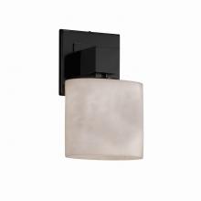 Justice Design Group CLD-8707-30-MBLK - Aero ADA 1-Light Wall Sconce (No Arms)