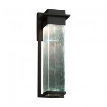 Justice Design Group FSN-7544W-RAIN-MBLK - Pacific Large Outdoor LED Wall Sconce