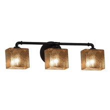  FSN-8463-55-MROR-MBLK - Bronx 3-Light Bath Bar