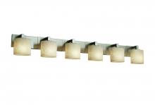 Justice Design Group CLD-8926-10-MBLK - Modular 6-Light Bath Bar