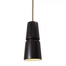  CER-6430-CRB-ABRS-RIGID - Small Cone 1-Light Pendant