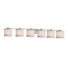  FAB-8446-30-WHTE-NCKL-LED6-4200 - Era 6-Light LED Bath Bar