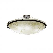  FAL-9687-35-DBRZ-LED6-6000 - 48" LED Semi-Flush Bowl w/ Ring