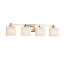  FSN-8434-55-OPAL-NCKL - Regency 4-Light Bath Bar