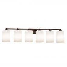  FSN-8436-10-OPAL-DBRZ - Regency 6-Light Bath Bar